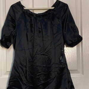 Women's blouse by Mixit New With Tags black sze large